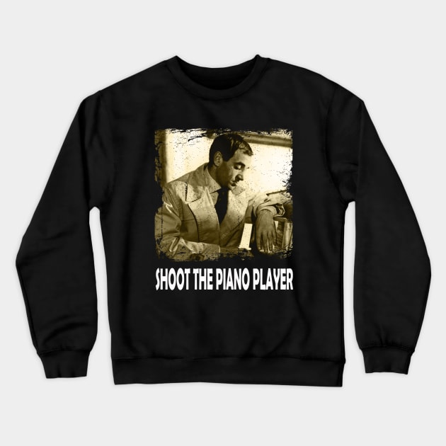 Vintage Noir Vibes Relive Shoot Player with Stylish Fan Fashion Crewneck Sweatshirt by SaniyahCline